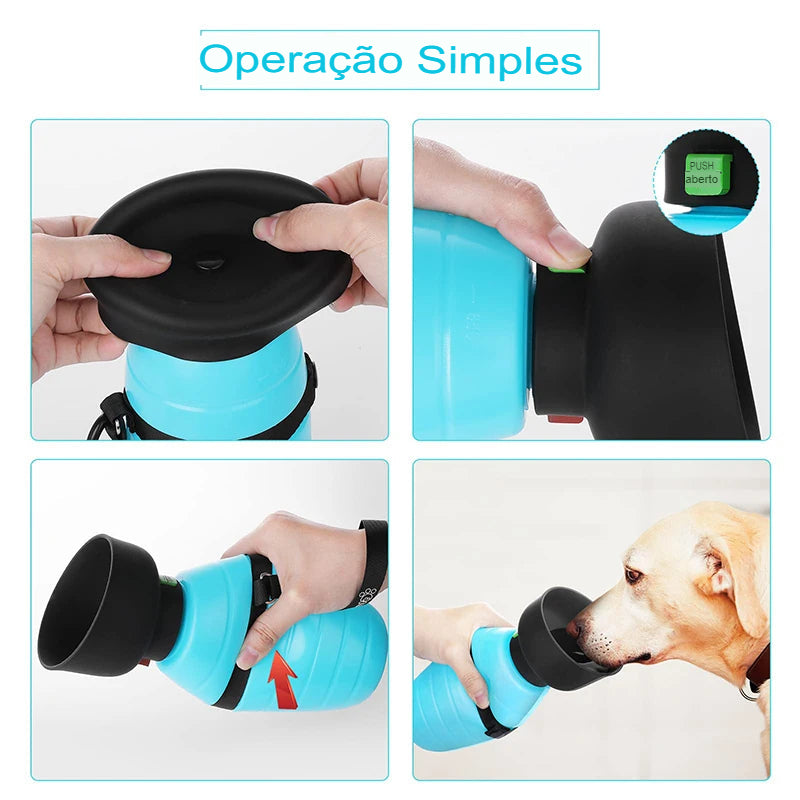 Garrafa Portátil para Cães 850ml