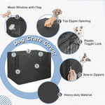 Canil do cão de estimação capa 210d oxford dustproof impermeável durável gaiola do cão capa poeira ao ar livre dobrável universal gaiola do cão acessório