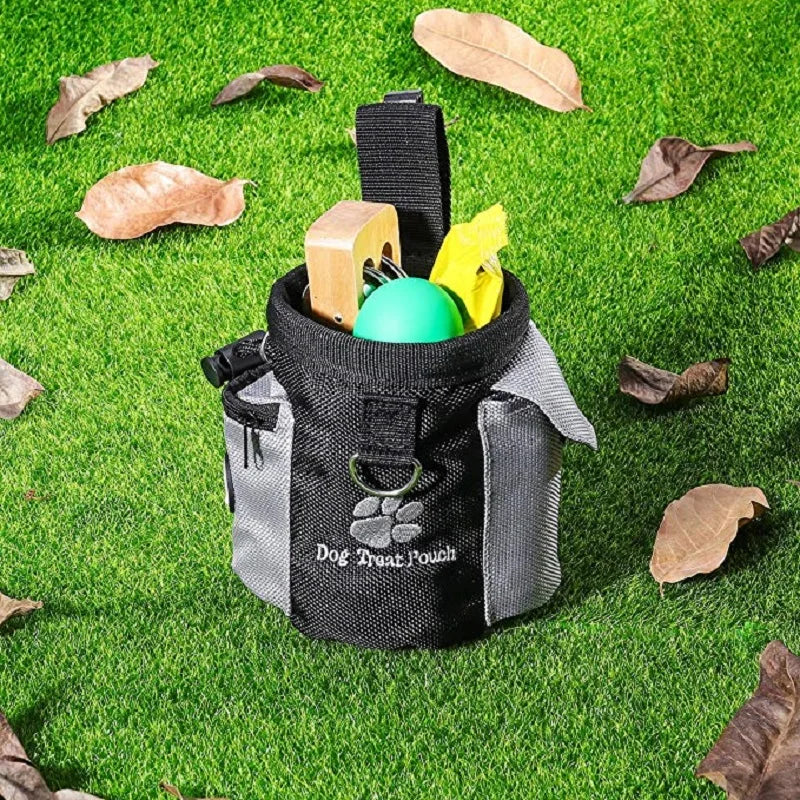 Cão Tratar Bolsa Cordão Carrega Brinquedos Pet Poop Bag Bolsa de Alimentos Para Animais de Estimação Hands Free Training Cintura Saco do animal de Estimação Do Produto
