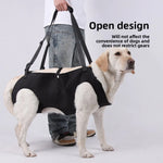 Suporte corporal ajustável para cães, arnês de elevação para cães idosos feridos, auxiliar de reabilitação, colchas para animais de estimação com deficiência