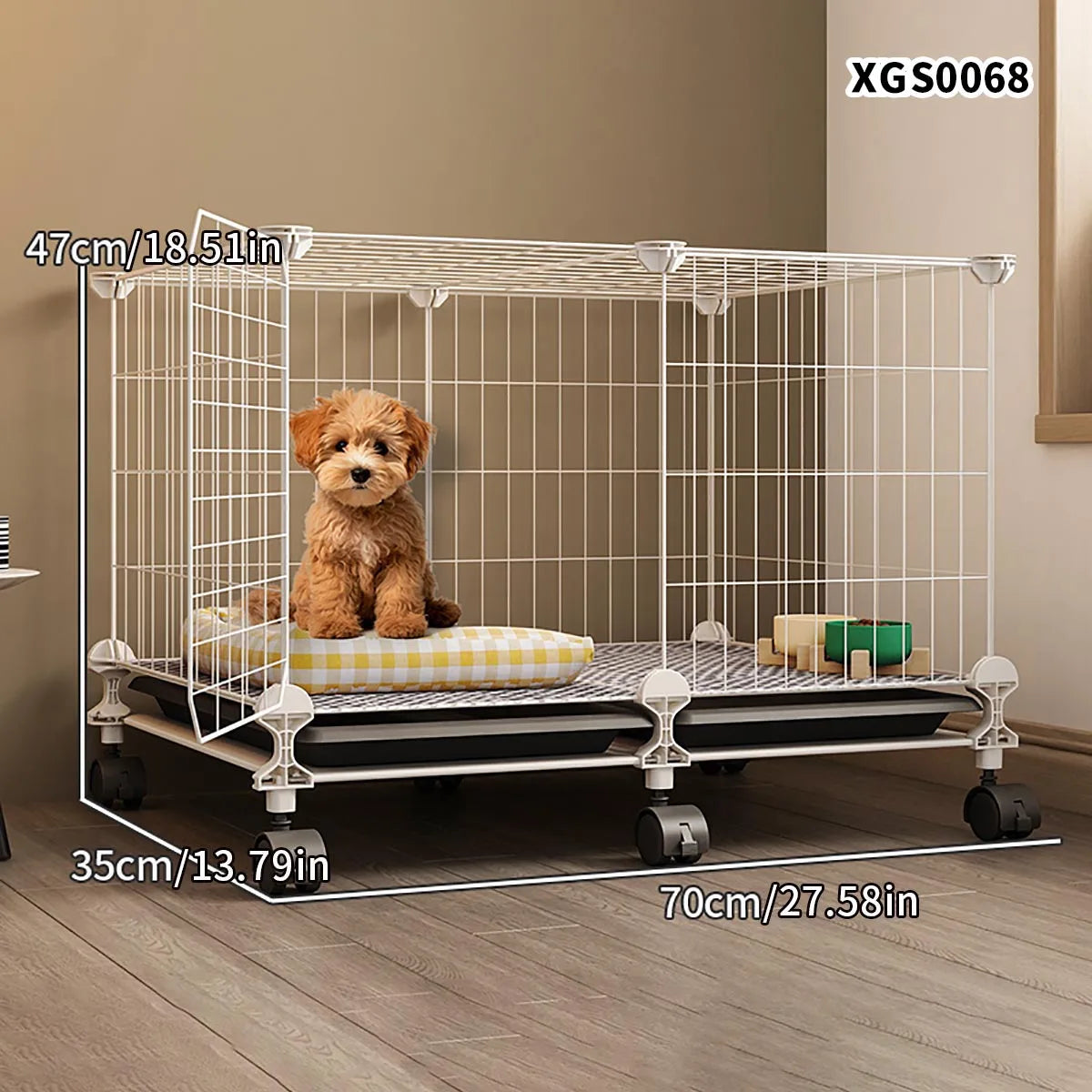 Gaiola para cães, casa interna, tamanho pequeno, cães com vaso sanitário separado, cerca para cães de estimação, teddy bichon, casa especial para cães