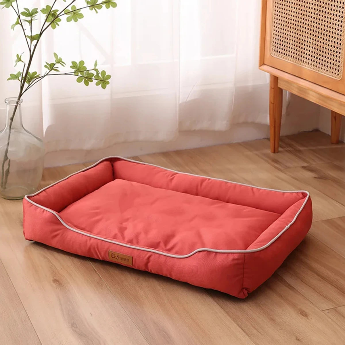 Cama quadrada para cachorro de quatro estações, colchão grande para cães, resistente à mordida, cama macia e espessada para cães, sofá à prova d'água, casa para animais de estimação