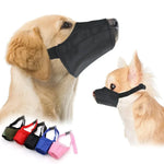 Focinho de nylon macio para cães pequenos, focinho com fivela de segurança para cuidar de cachorros, focinho para parar de morder, latir, mastigar produtos para animais de estimação