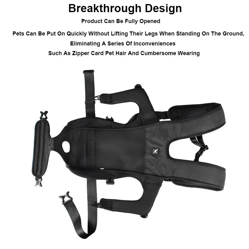 Mochila transportadora para animais de estimação, mochila para viagem frontal para cães e gatos, bolsa transportadora para animais pequenos e médios, filhotes de bull