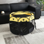 Cercadinho octógono dobrável para animais de estimação, tecido oxford, gaiola removível, lavável, barraca para gatos e caixa de parto para filhotes/gatinhos