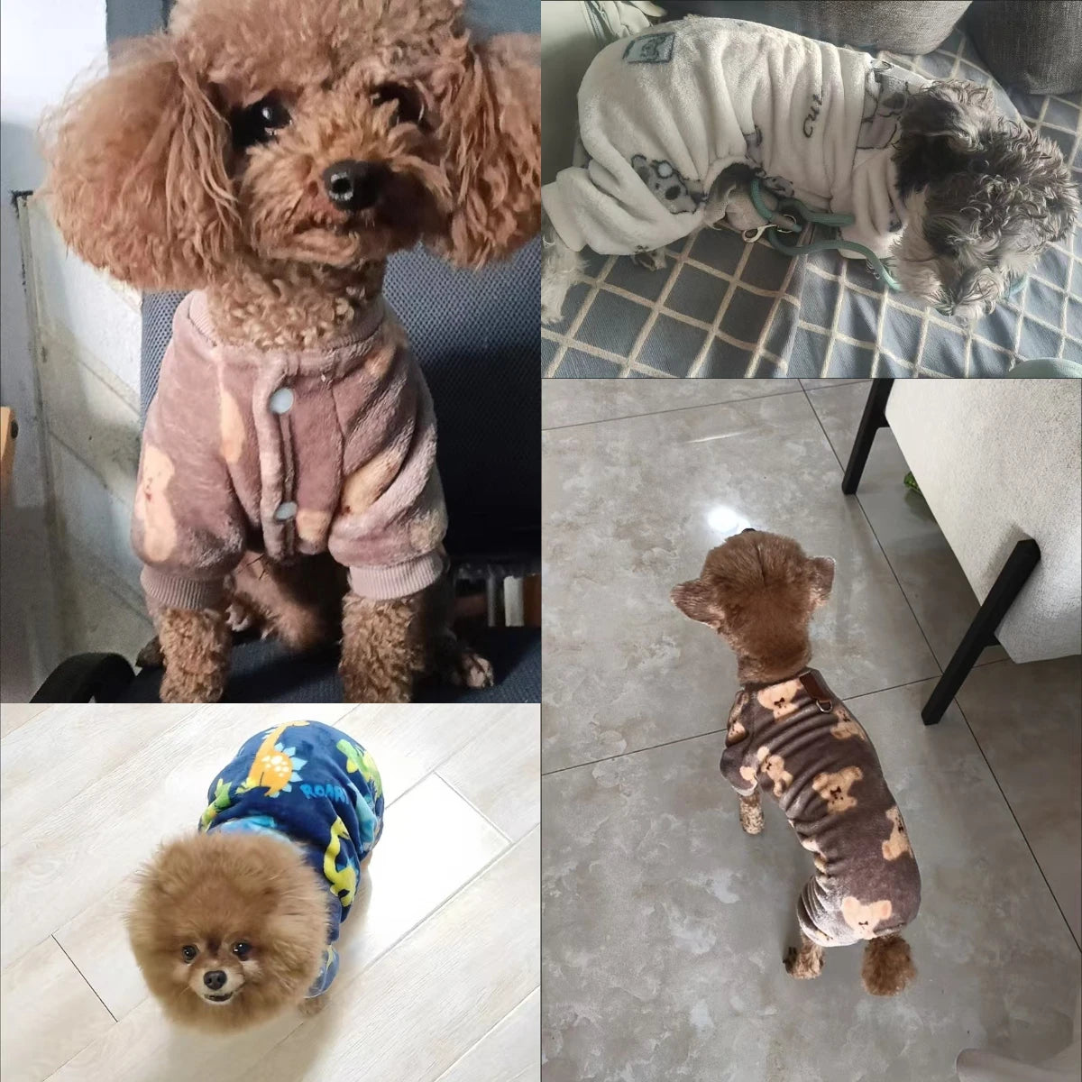 Macacão Quente Cães