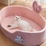 Cama macia para animais de estimação, removível, lavável, para dormir, muito macia, confortável, quente, esteiras para gatos, quatro estações, suprimentos de camas destacáveis para animais de estimação