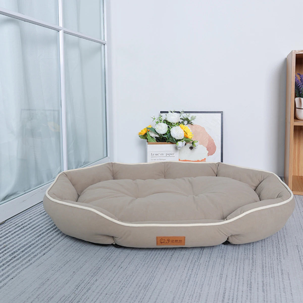 Cama grande para cães e gatos, almofada para todas as estações, verão, dormir, filhote de cachorro, buldogue francês, teédia, resfriamento, cama para gatos, para cães pequenos, animais de estimação