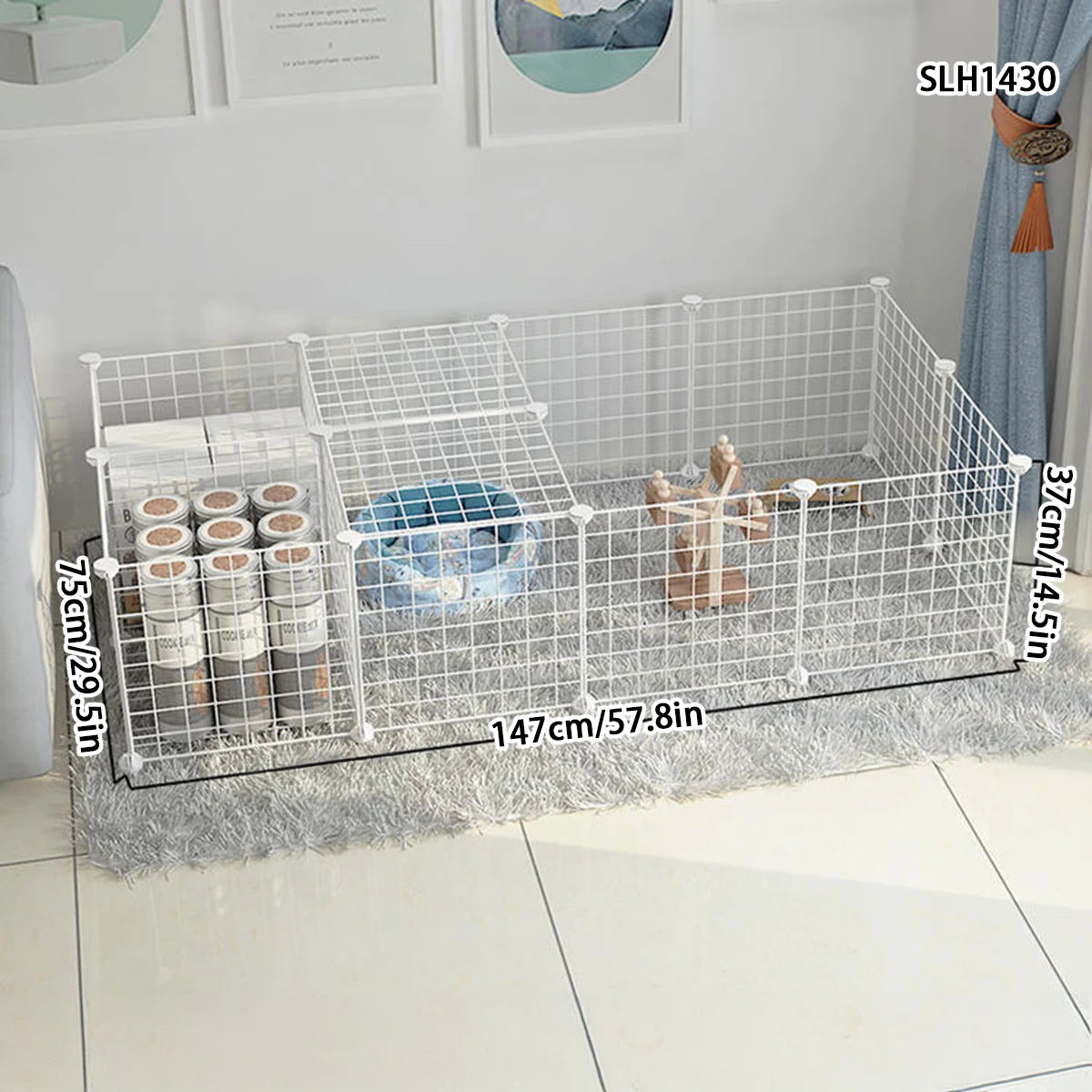 Ferro interior Pet Cerco, pequeno cão isolamento porta, coelho Guardrail, Teddy Fence, cão casa, gato gaiola