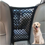 1pc pet veículo isolamento net pet cão capa de assento de carro portátil on-board rede protetora carro pet rede de segurança preto