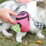 Multifuncional portátil pet treat bolsa dispensador de cocô saco de treinamento do cão durável ao ar livre acessórios para cães e gatos