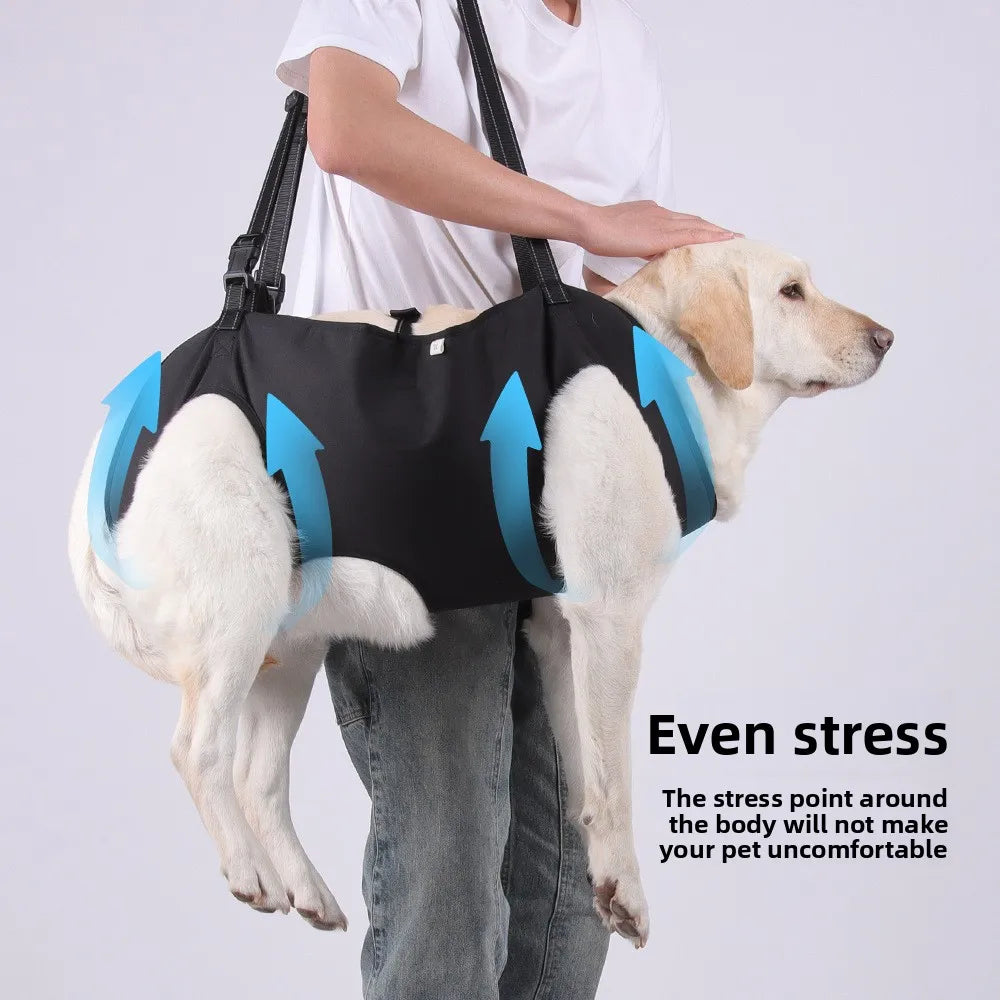 Suporte corporal ajustável para cães, arnês de elevação para cães idosos feridos, auxiliar de reabilitação, colchas para animais de estimação com deficiência