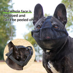 Focinho para cachorro com focos curtos, buldogues, respirável, anti-mordida, caminhada, bebida, boca curta, capa para focinho de cachorro, produtos para animais de estimação, shar pei