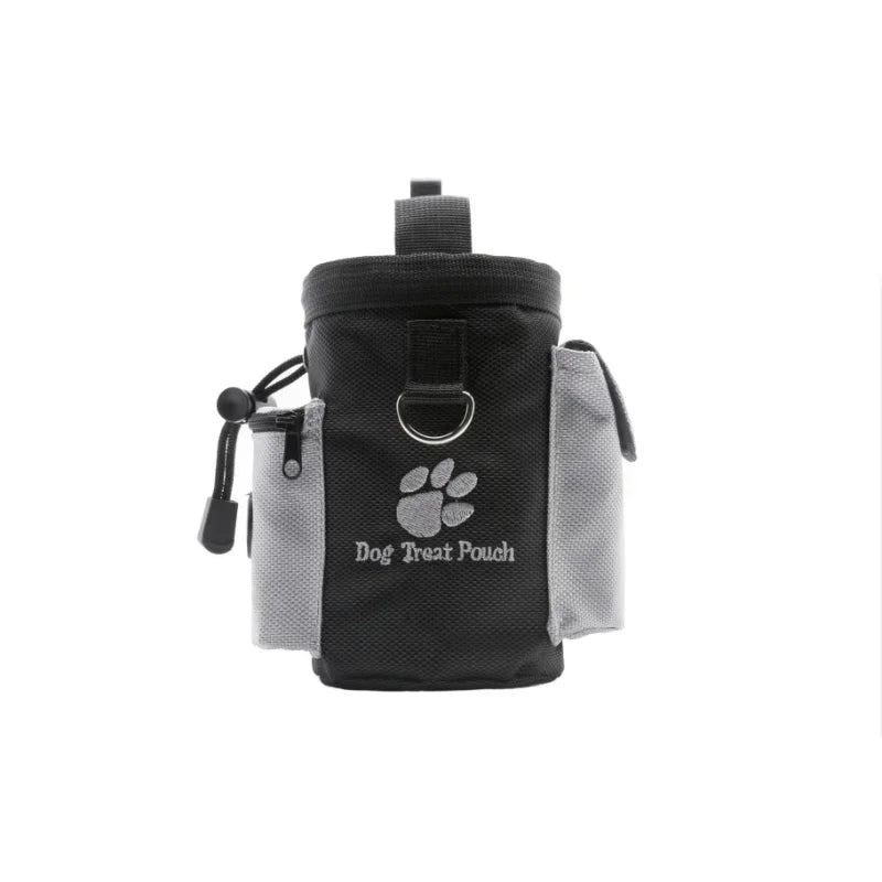 Alimentação portátil ao ar livre pet cão tratar bolsa portátil sacos de treinamento do cão pet lanche recipiente de comida filhote de cachorro lanche recompensa cintura saco