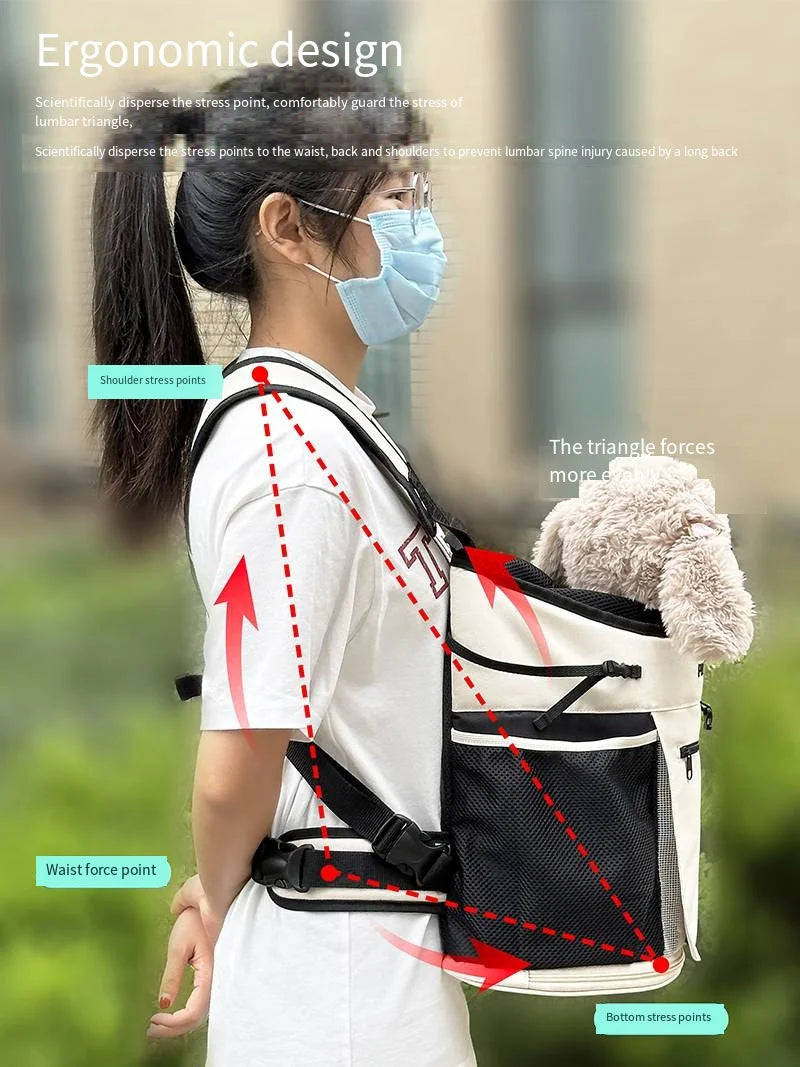 Puurof mochila para cão mochila acessórios para cães pequeno cão gato sair saco quebrar livre caminhada cão sujo pet mochila saco de carro