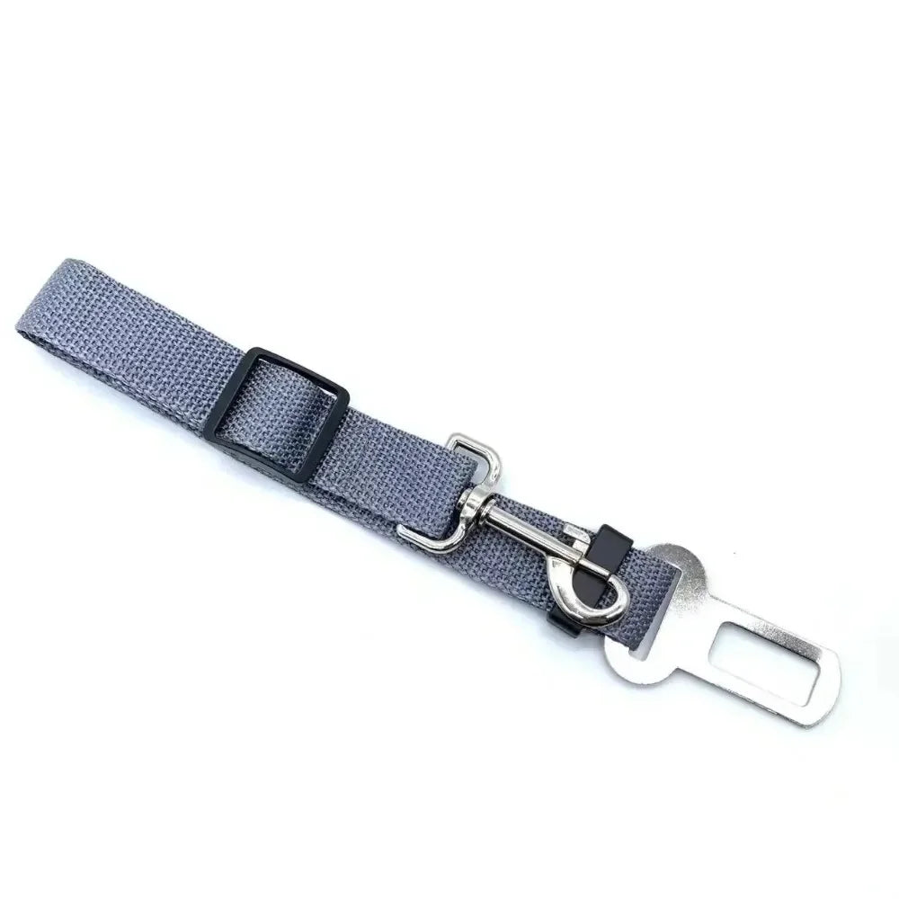 Cinto de segurança para carro e gato, acessórios para cães, arnês ajustável, trela de chumbo, clipe de viagem pequeno e médio, coleira para cachorro, itens para animais de estimação