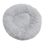 Cama de cachorro fofa de 40-90cm para grande cama redonda de cachorro super macia casa de gato de pelúcia ninho de gato inverno quente cama de animal de estimação