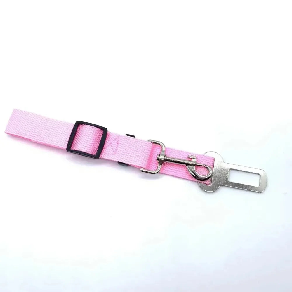Cinto de segurança para carro e gato, acessórios para cães, arnês ajustável, trela de chumbo, clipe de viagem pequeno e médio, coleira para cachorro, itens para animais de estimação