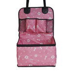 Assento de carro para cães com bolsos de armazenamento, assento dianteiro durável para animais de estimação à prova de arranhões para cães pequenos a médios