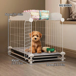 Gaiola para cães, casa interna, tamanho pequeno, cães com vaso sanitário separado, cerca para cães de estimação, teddy bichon, casa especial para cães