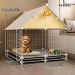 Gaiola para cães, casa interna, tamanho pequeno, cães com vaso sanitário separado, cerca para cães de estimação, teddy bichon, casa especial para cães
