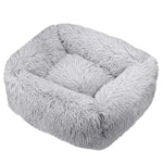 Cama retangular de pelúcia para cachorro, tapete quente de inverno, pequeno, médio e grande, para animais de estimação, canil, filhote de cachorro, sofacama, almofada para gato, animais de estimação, acessórios para sofá