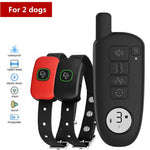 Impermeável choque elétrico Dog Training Collar, som de vibração, colar de casca para cães pequenos, médios, grandes, 1000 pés