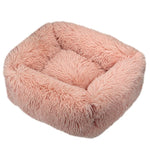 Cama retangular de pelúcia para cachorro, tapete quente de inverno, pequeno, médio e grande, para animais de estimação, canil, filhote de cachorro, sofacama, almofada para gato, animais de estimação, acessórios para sofá