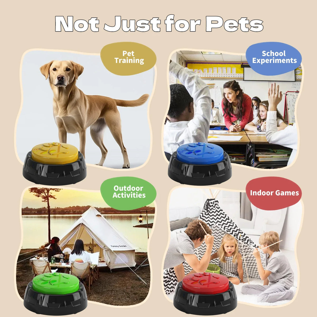 Botões Falantes Pets