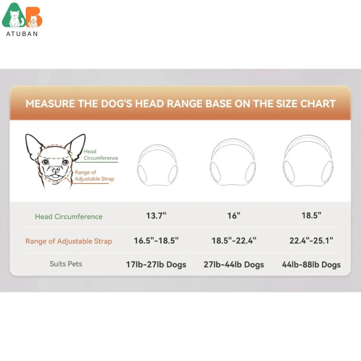 Óculos de Sol e Capacete Atuban para Cães, Proteção UV, Chapéu Sport, Windproof, Snowproof, Pet Riding, Cães Grandes