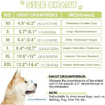 Focinho macio do cão para cães pequenos e grandes, Anti morder, máscara de mastigação, respirável, sem casca, malha impressa, cobertura completa focinhos