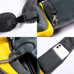 Portátil pet frente saco cão mochila malha respirável pet bolsa de ombro ao ar livre viagem pet filhote de cachorro transportadora s/l sling bolsa