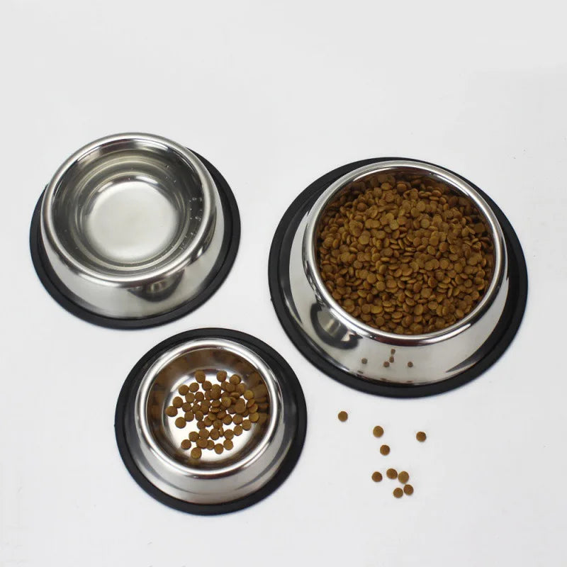 Tigelas de Aço Inoxidável para Pets