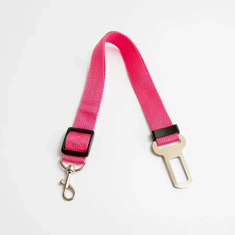 Cinto de segurança para carro e gato, acessórios para cães, arnês ajustável, trela de chumbo, clipe de viagem pequeno e médio, coleira para cachorro, itens para animais de estimação