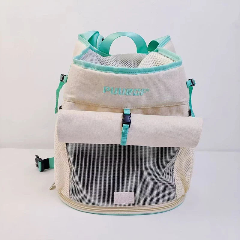 Puurof mochila para cão mochila acessórios para cães pequeno cão gato sair saco quebrar livre caminhada cão sujo pet mochila saco de carro
