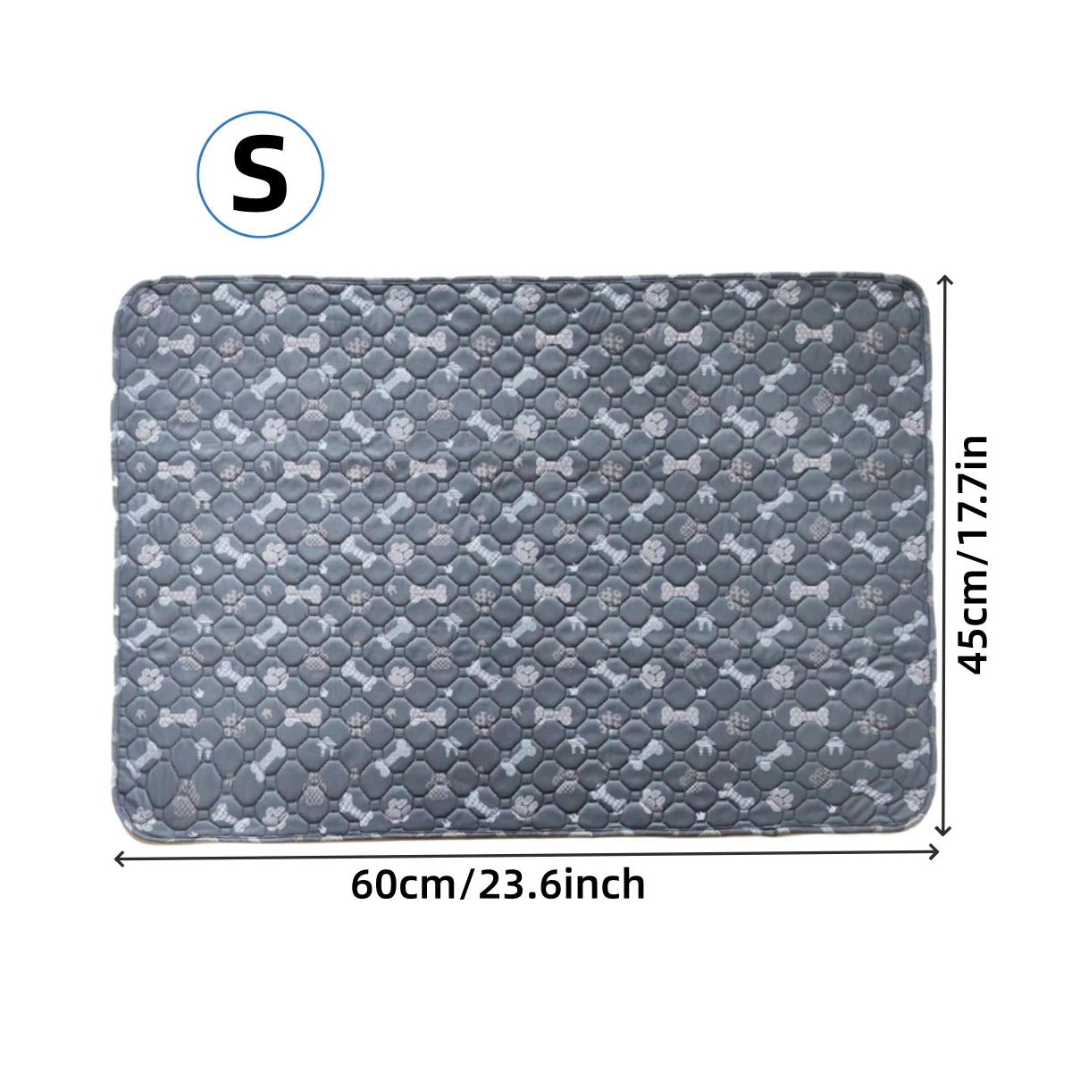 Almofada de xixi para cães lavável de 4 camadas, almofadas de treinamento para gatos de estimação, almofadas reutilizáveis para parto de cachorros, tapetes protetores antiderrapantes para gaiola de cães