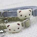 Dля собак adorável coleira para animais de estimação ajustável estilo desenho animado macio colar para animais de estimação com sino ajustável pequeno coleira para cães e gatos suprimentos para animais de estimação