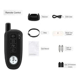 Coleira de treinamento para cães, alcance de 1000 pés, à prova d'água, choque elétrico, vibração, som, coleira de casca para cães pequenos, médios e grandes, treinador