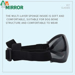 Óculos de sol para cães pequenos, óculos para cães com alça ajustável, proteção UV, à prova de vento, óculos de sol para cachorros, adequados para cães e animais de estimação