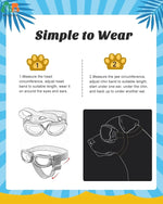 Decorações de Natal Óculos De Sol, Proteção UV Goggles, Eye Wear, Alça Ajustável, Impermeável Pet Sungla, Cão Pequeno