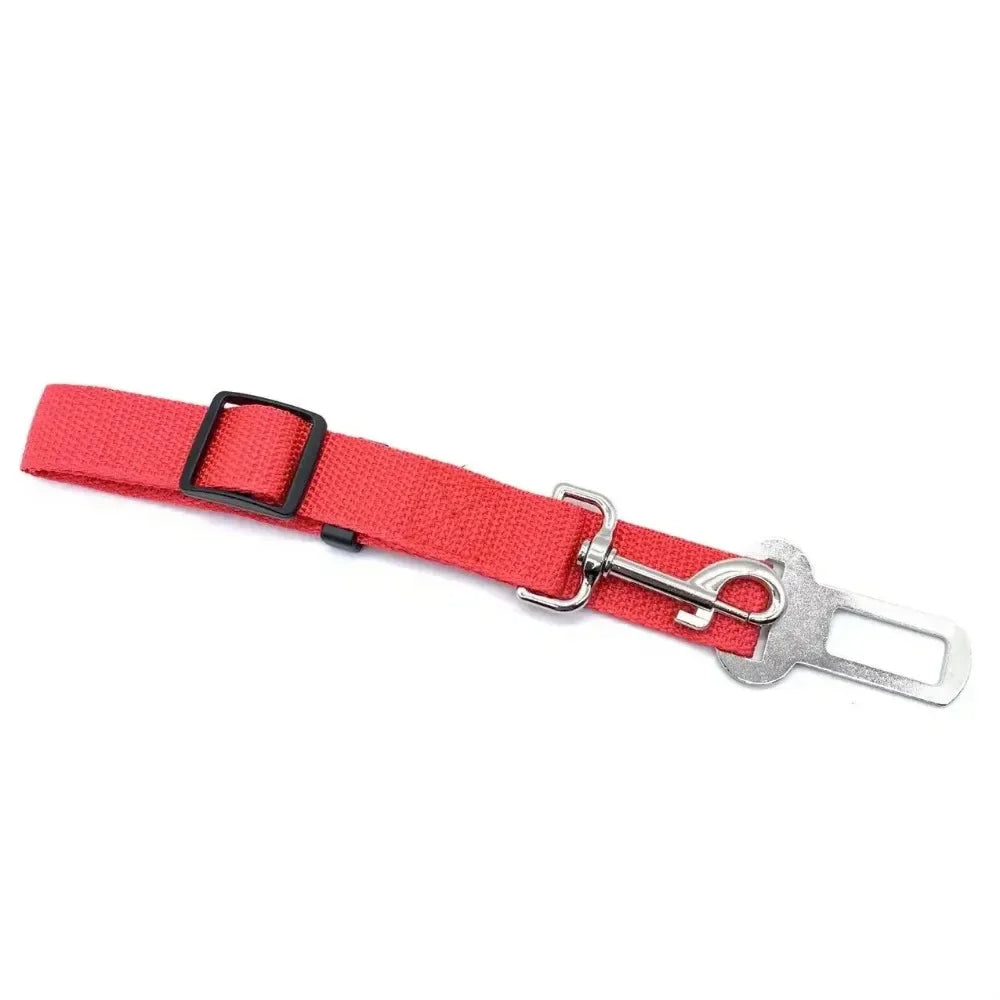 Cinto de segurança para carro e gato, acessórios para cães, arnês ajustável, trela de chumbo, clipe de viagem pequeno e médio, coleira para cachorro, itens para animais de estimação