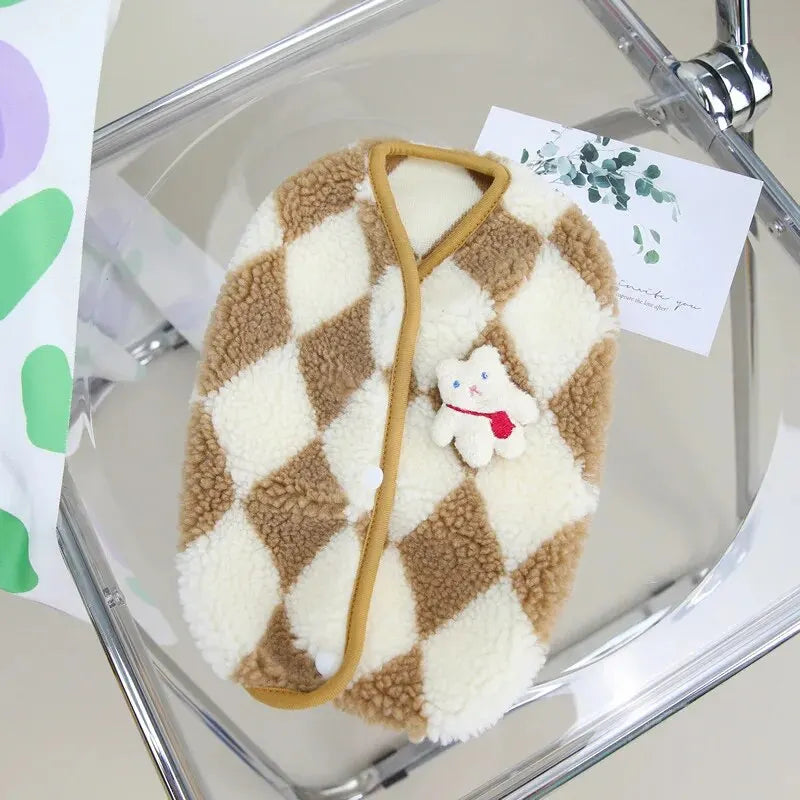 Macacão Xadrez Fofo